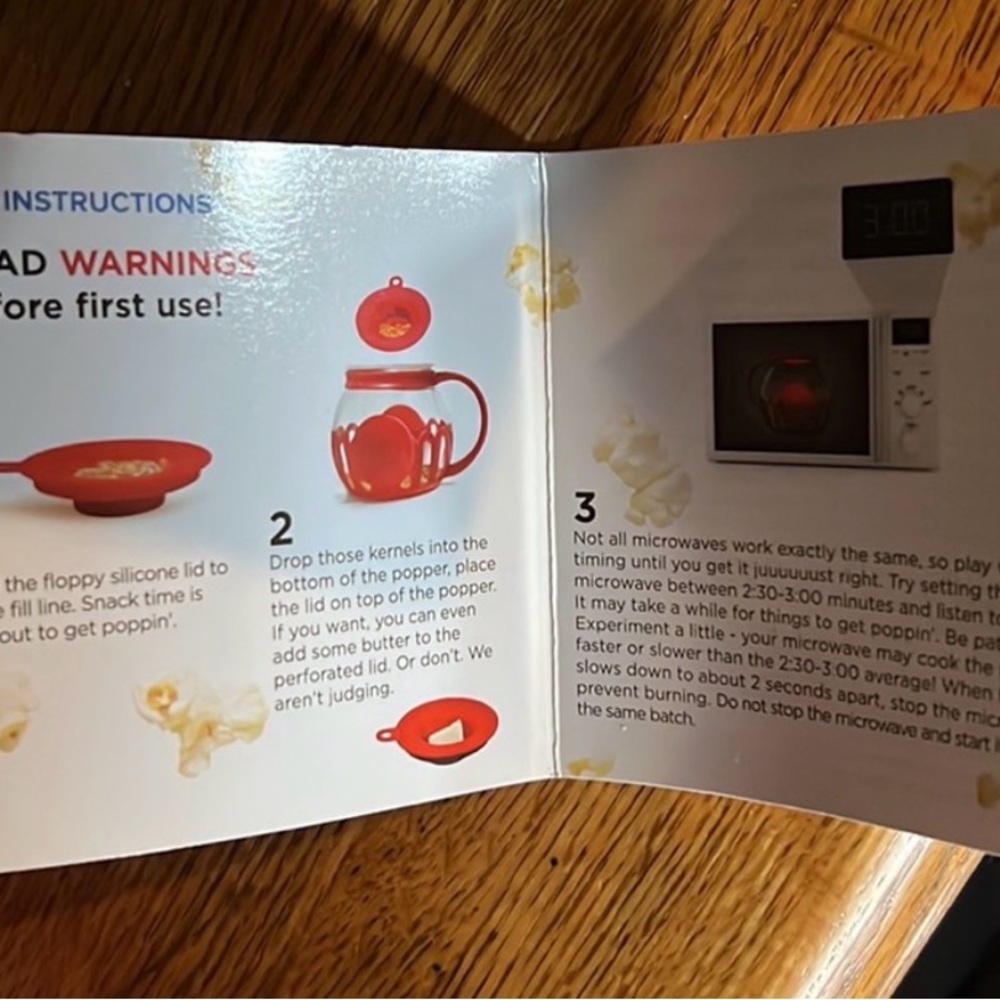 Tasty Microwave Popcorn Popper - Picture 4 of 4